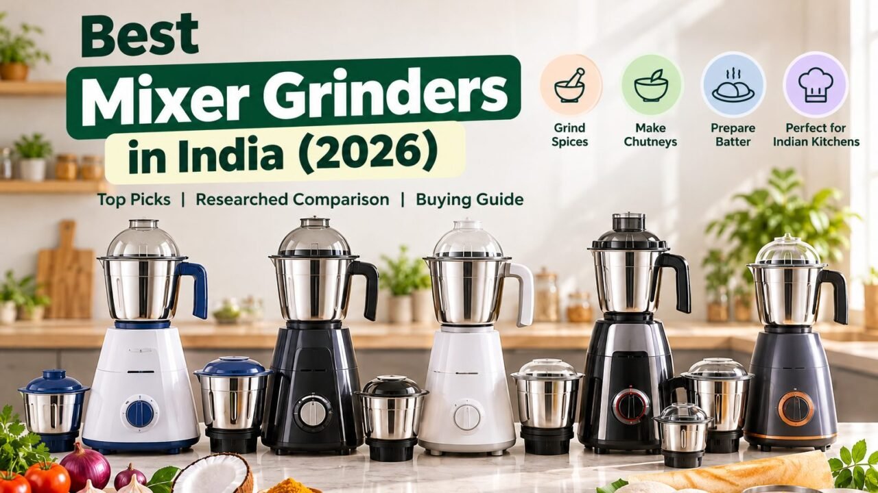 Best mixer grinders in India 2026 buying guide